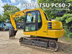 KOMATSU PC60-7 sาคา 390,000 📣📣 มีไลน์เจาะ , เขตภาคเหนือตอนบนจัดได้