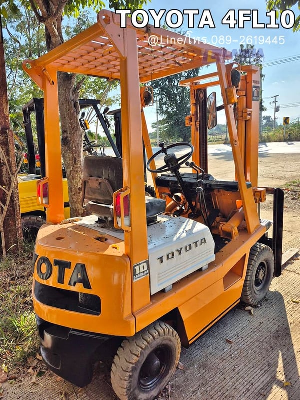 TOYOTA 4FL10 sาคา 85,000 📣📣รถยก1ตัน, เสาสูง3เมตร, เกียร์ธรรมดา, เครื่อง4Pเบนซิน
