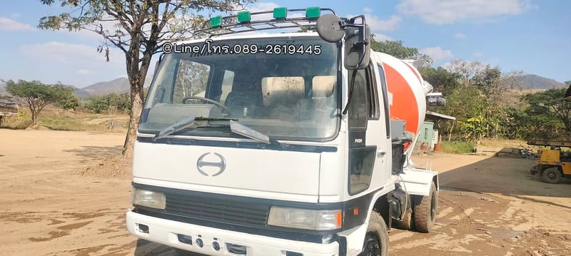 รถโม่ปูน 6 ล้อ HINO FD3h ปี46 เครื่อง HO7D- 195 แรง, โม่3คิว