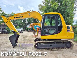 KOMATSU PC60-7 มีไลน์เจาะ sาคา 360,000 บาท เครื่องยนต์4D95 