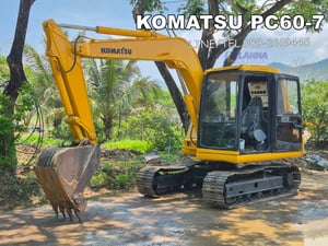 KOMATSU PC60-7 sาคา 275,000  📣📣  รถเก่าบ้านระบบดี  โซใหม่