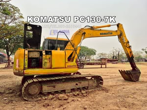 KOMATSU PC130-7K sาคา 470,000  📣📣 ขายตามสภาพ, ระบบได้, คันเร่งไม่ทำงาน