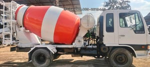 รถโม่ปูน 6 ล้อ HINO FD3h ปี46 เครื่อง HO7D- 195 แรง, โม่3คิว