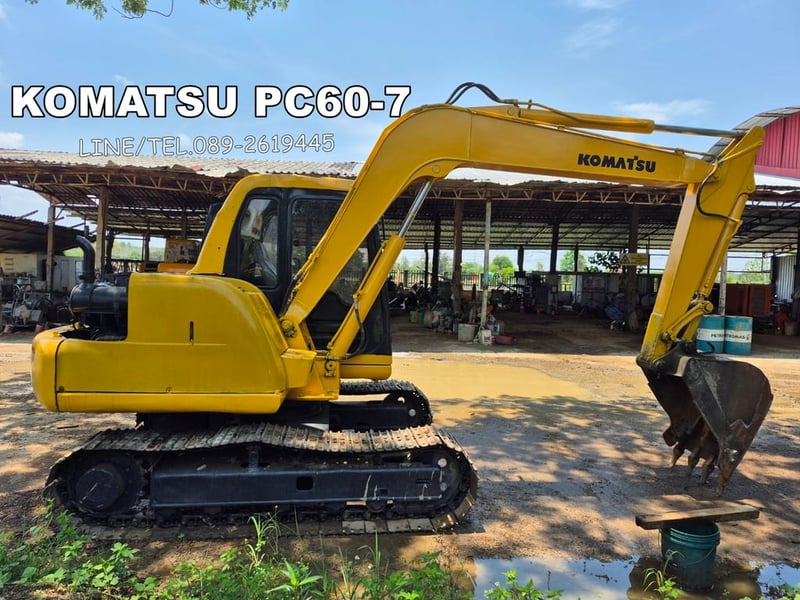 KOMATSU PC60-7 sาคา 275,000  📣📣  รถเก่าบ้านระบบดี  โซใหม่
