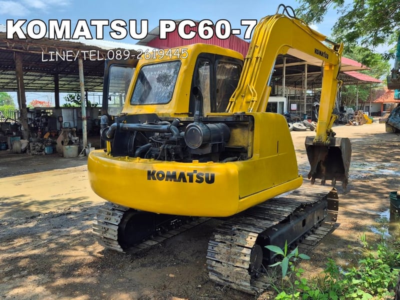 KOMATSU PC60-7 sาคา 275,000  📣📣  รถเก่าบ้านระบบดี  โซใหม่
