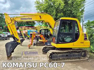 KOMATSU PC60-7 sาคา 390,000 📣📣 มีไลน์เจาะ , เขตภาคเหนือตอนบนจัดได้