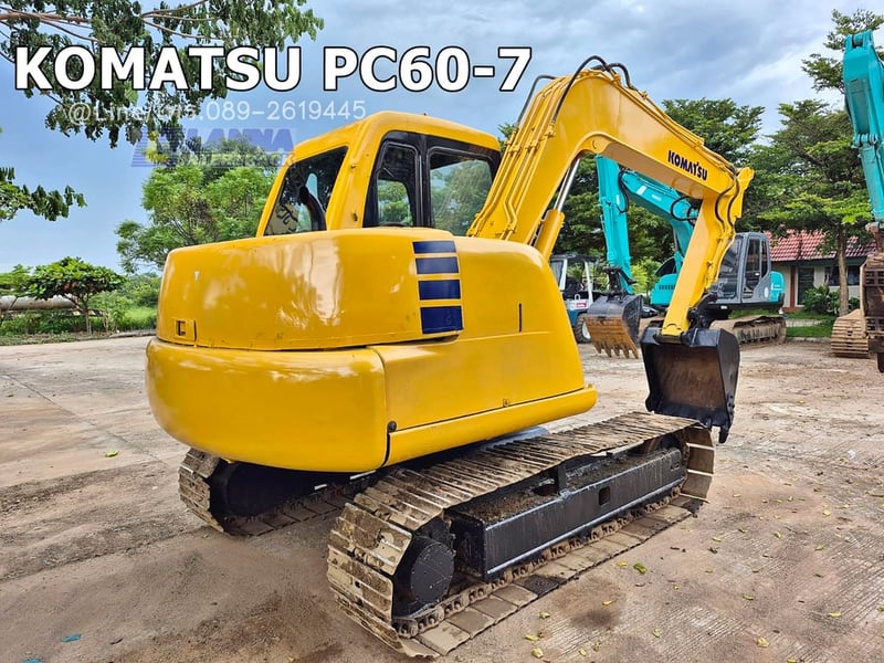 KOMATSU PC60-7 มีไลน์เจาะ sาคา 360,000 บาท เครื่องยนต์4D95 
