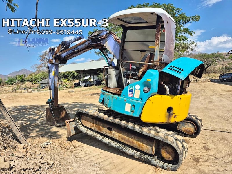 HITACHI EX55UR-3  sาคา 350,000 📣📣 เครื่อง ISUZU-4LE1