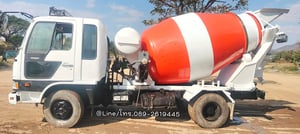 รถโม่ปูน 6 ล้อ HINO FD3h ปี46 เครื่อง HO7D- 195 แรง, โม่3คิว