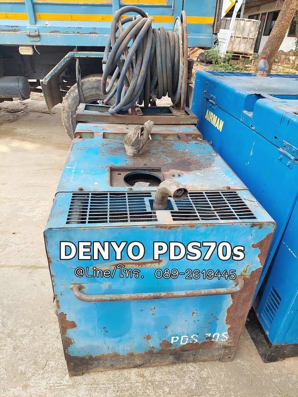 เครื่องลม DENYO PDS70s sาคา 65,000 เครื่องดีเซล