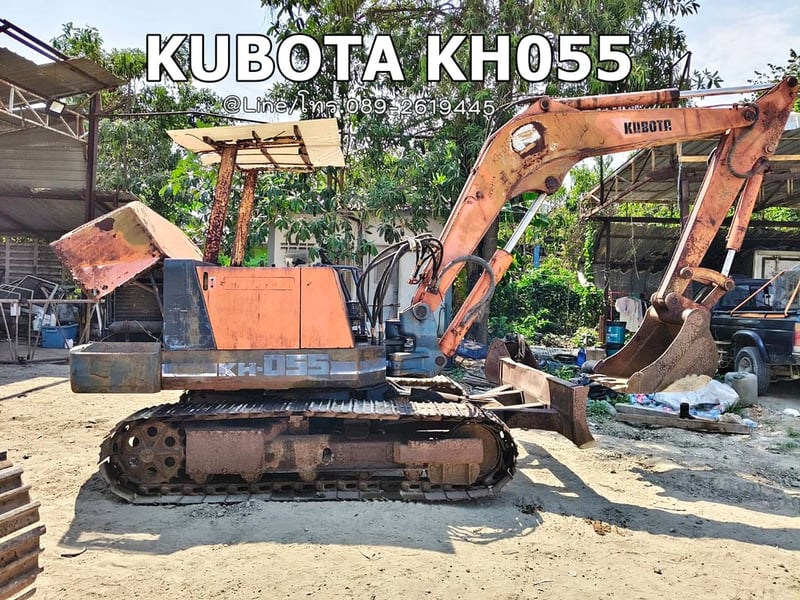 KUBOTA KH055 รถ5ตัน  sาคา 99,000 📣📣  เครื่อง6สูบ,คูโบต้า S2800 ,คอนโทรลลูกหมาก, ปั๊มเฟือง