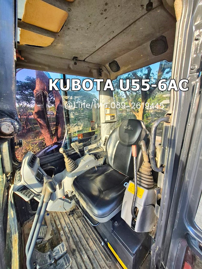KUBOTA U55-6AC ปี 63 sาคา  530,000 📣📣 เลขชั่วโมง 7,2xx  KUBOTA U55-6AC ปี 63 sาคา  530,000 📣📣 เลขชั่วโมง 7,2xx