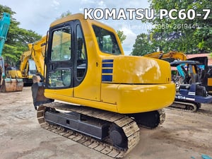 KOMATSU PC60-7 มีไลน์เจาะ sาคา 360,000 บาท เครื่องยนต์4D95 