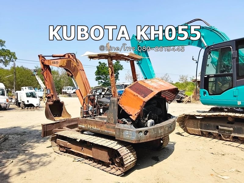 KUBOTA KH055 รถ5ตัน  sาคา 99,000 📣📣  เครื่อง6สูบ,คูโบต้า S2800 ,คอนโทรลลูกหมาก, ปั๊มเฟือง
