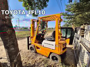 TOYOTA 4FL10 sาคา 85,000  📣📣รถยก1ตัน, เสาสูง3เมตร, เกียร์ธรรมดา, เครื่อง4Pเบนซิน