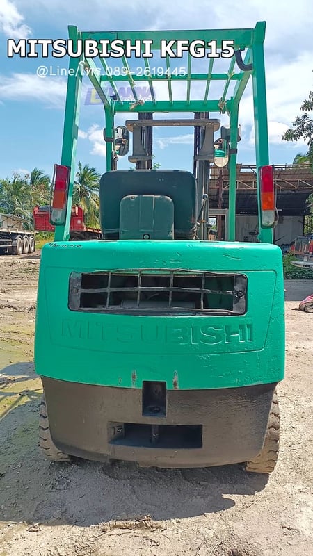 MITSUBISHI KFG15 รถยก1.5ตัน ,เครื่องเบนซิน, เกียร์ธรรมดา, เสาสูง3เมตร sาคา 89,000 บาท MITSUBISHI KFG15 รถยก1.5ตัน ,เครื่องเบนซิน, เกียร์ธรรมดา, เสาสูง3เมตร sาคา 89,000 บาท