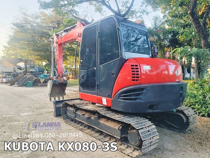 KUBOTA KX080-3S ปี62 sาคา 590,000 📣📣 เลขชั่วโมง 7,1xx ทะเบียนภาษีเต็ม