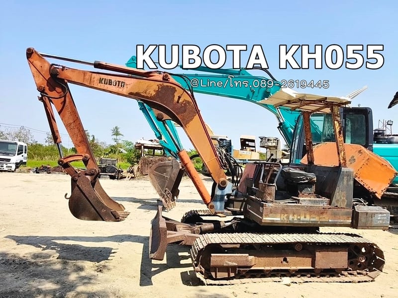 KUBOTA KH055 รถ5ตัน  sาคา 99,000 📣📣  เครื่อง6สูบ,คูโบต้า S2800 ,คอนโทรลลูกหมาก, ปั๊มเฟือง