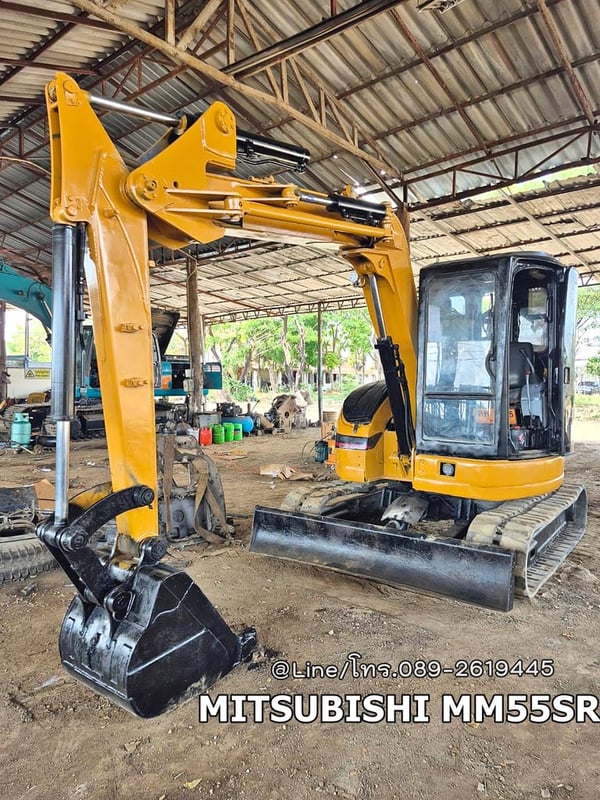 MITSUBISHI MM55SR sาคา 235,000 📣📣 มีแอร์, ใส่แทรคเหล็ก, เล่มทะเบียน