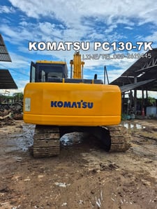 KOMATSU PC130-7K sาคา 650,000 มีเล่มทะเบียน, เก็บสี,ถ่ายของเหลว,มีแอร์,เช็คระบบพร้อมใช้