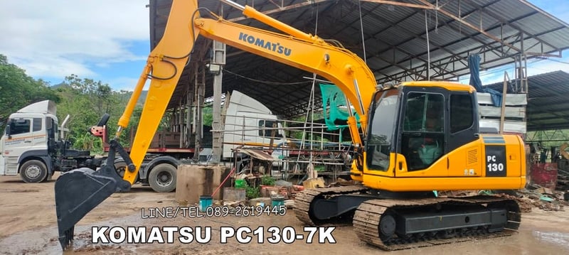 KOMATSU PC130-7K sาคา 650,000 มีเล่มทะเบียน, เก็บสี,ถ่ายของเหลว,มีแอร์,เช็คระบบพร้อมใช้