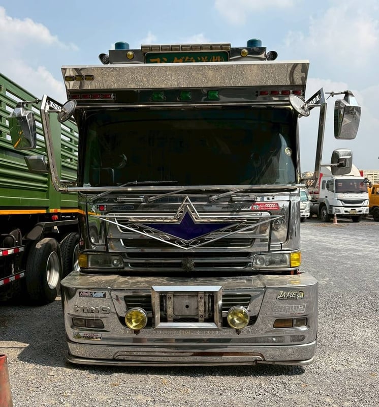 20 ล้อพ่วง ไม่ดั้ม ลูก2เพลาสามมิตร Hino profia