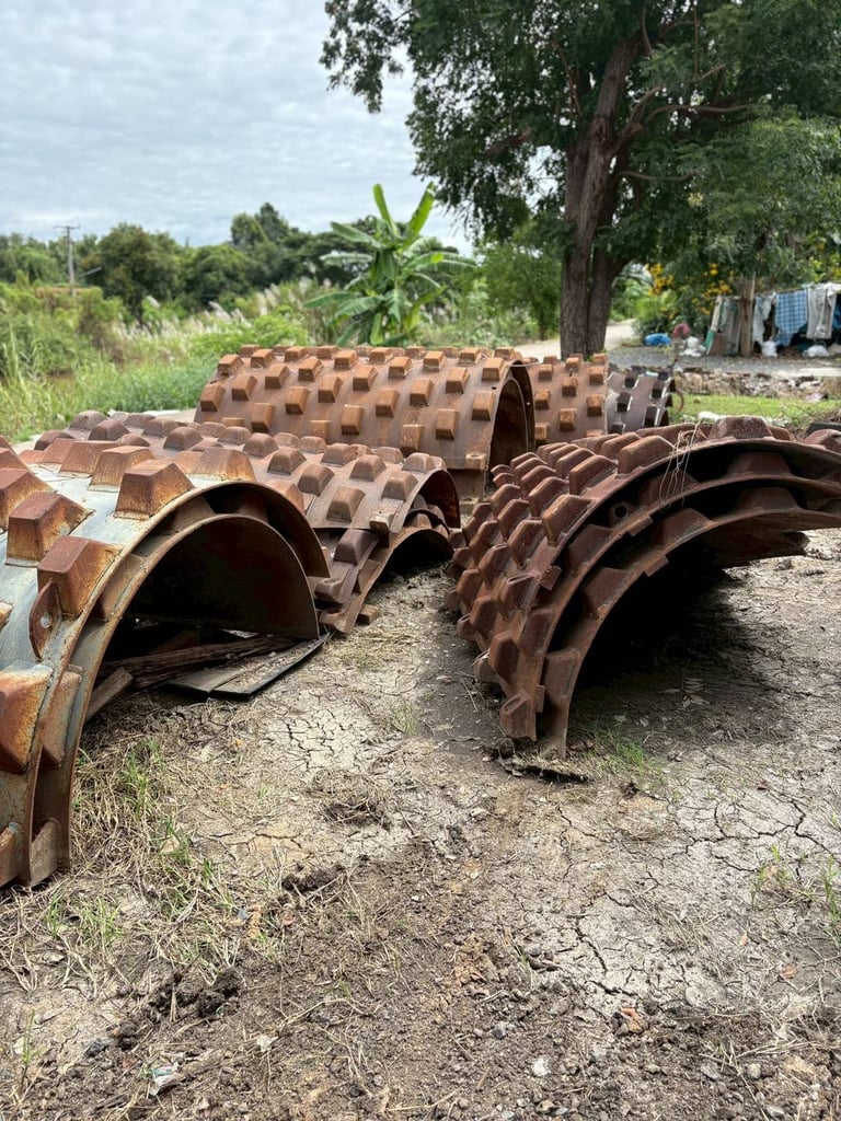 เปลือกหนามใส่รถบดขนาด10ตัน