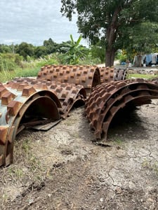 เปลือกหนามใส่รถบดขนาด10ตัน