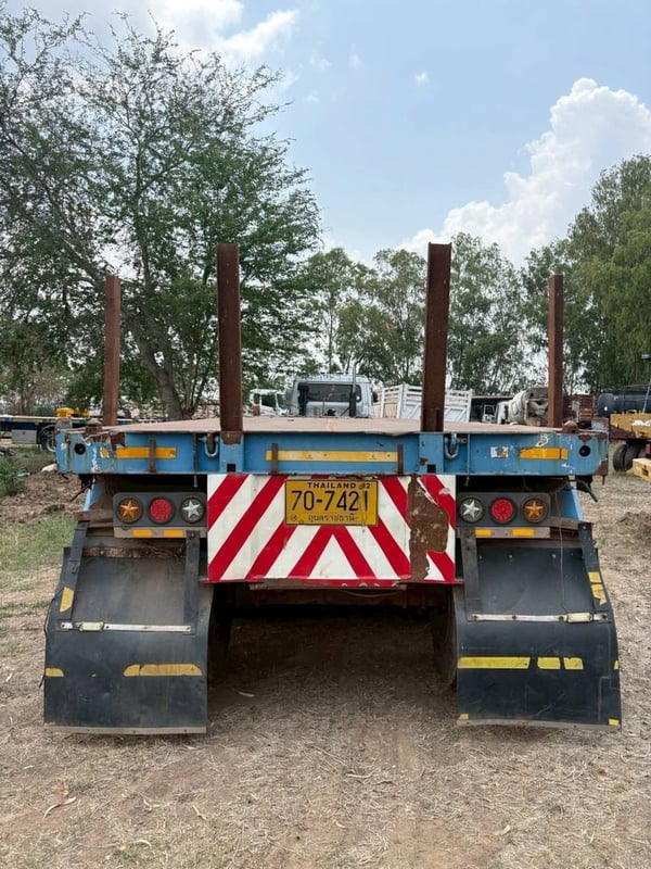 หางพื้นเรียบ3เพลา อู่ SCM สมชายชลบุรี ปี 59 