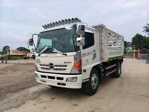 6ล้อดั้มHino Mega  Fg8j 212 แรง ปี 55