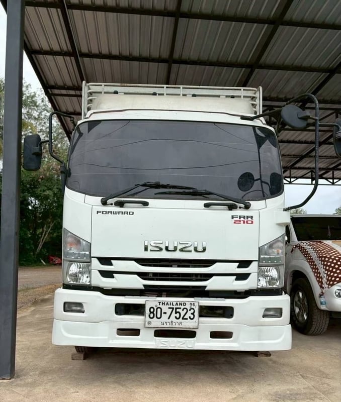 ISUZU Frr รถบรรทุก  กระบะคอกสูงยาว 6.60 เมตร