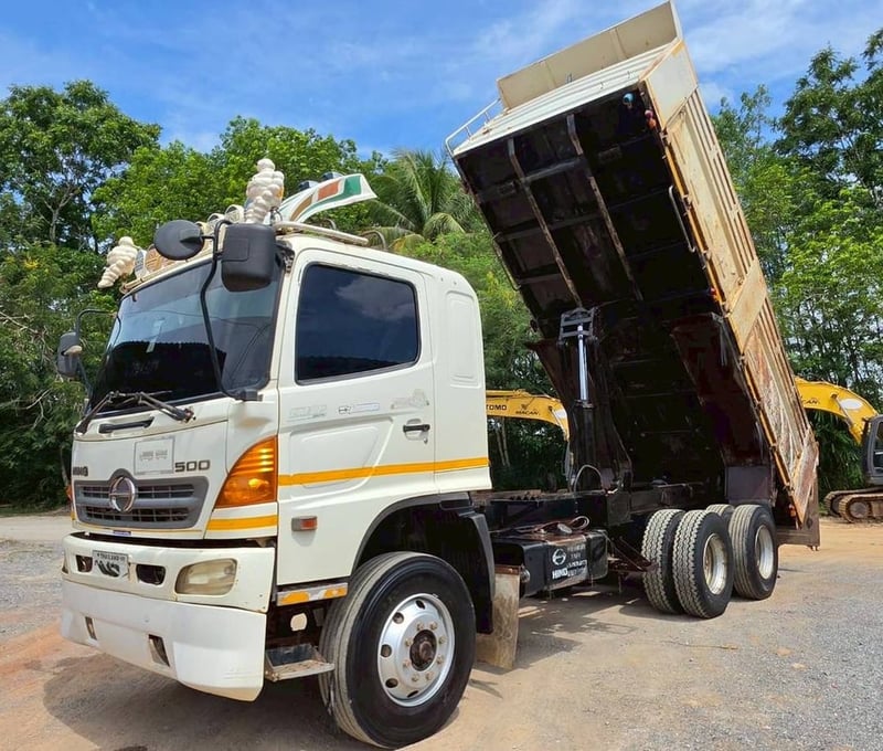 10 ล้อดั้ม 2 เพลา hino mega S500 fm2p 10 ล้อดั้ม 2 เพลา hino mega S500 fm2p