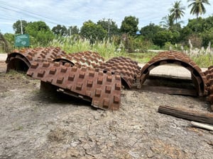 เปลือกหนามใส่รถบดขนาด10ตัน