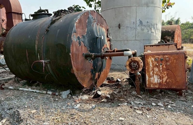 ชุดต้ม ถังน้ำมันเตา 3000 ลิตร ระบบเข้าหัวเผา ชุดต้ม ถังน้ำมันเตา 3000 ลิตร ระบบเข้าหัวเผา