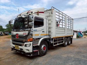 10 ล้อ1 เพลา Hino Victor 260 เเรงกระบะคอกสูง