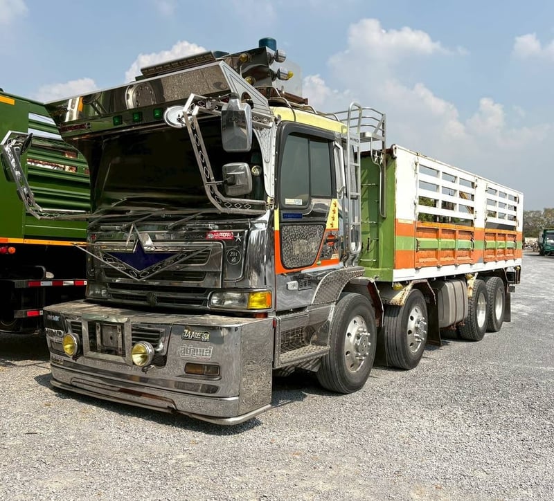 20 ล้อพ่วง ไม่ดั้ม ลูก2เพลาสามมิตร Hino profia