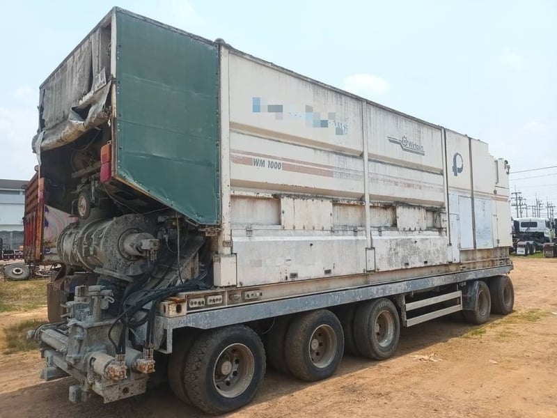 รถไสถนนWirtgen W 2200 CR ปี 2003 พร้อมหางพ่วงโรยปูน