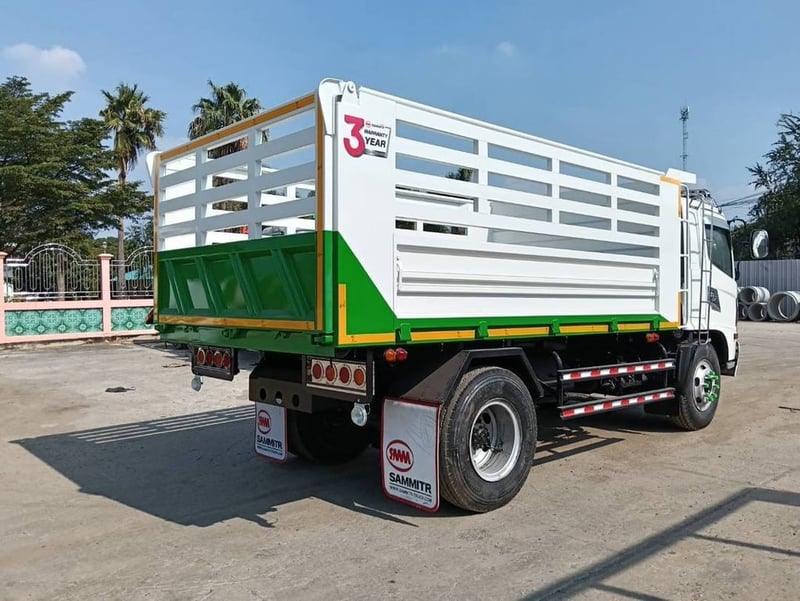 6ล้อดั้มHino Mega  Fg8j 212 แรง ปี 55