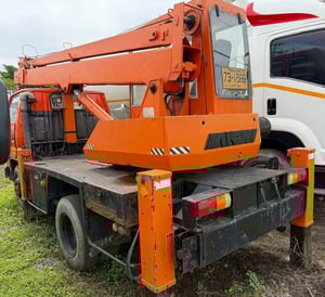 6  ล้อ ติดเครน 2.9 ตัน แบรนด์ Aichi  ประเทศญี่ปุ่น 