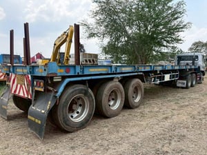 หางพื้นเรียบ3เพลา อู่ SCM สมชายชลบุรี ปี 59 