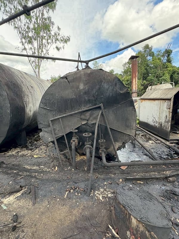 ถังน้ำมันยางมะตอย ขนาด 50 ตัน  มือ2