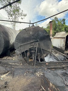 ถังน้ำมันยางมะตอย ขนาด 50 ตัน  มือ2