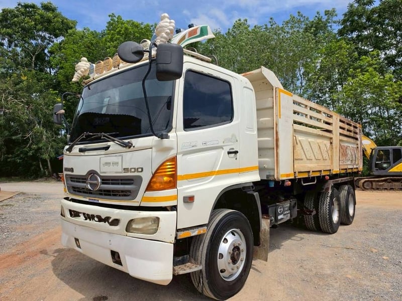 10 ล้อดั้ม 2 เพลา hino mega S500 fm2p 10 ล้อดั้ม 2 เพลา hino mega S500 fm2p