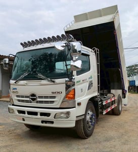 6 ล้อดั้ม Hino Mega Fg8j 212 เเรง