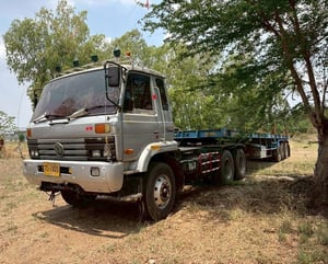 NISSAN UD CWM รถบรรทุก หัวลาก 10ล้อ พร้อมพื้นเรียบ3เพลา NISSAN UD CWM รถบรรทุก หัวลาก 10ล้อ พร้อมพื้นเรียบ3เพลา