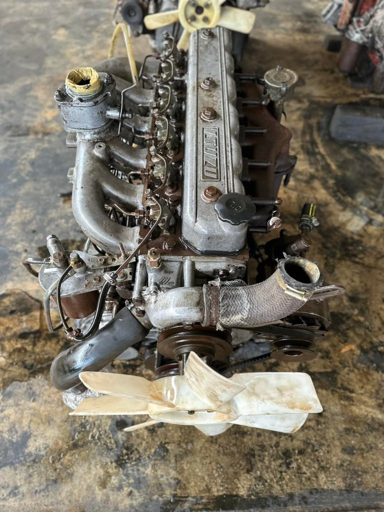 Isuzu 6BB1 145 แรงม้า ปั๊มชนฝาหน้า