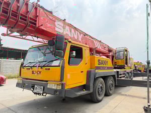 เครน SANY 50 ตัน ชั่วโมงบินเพียง 14,000 ชม มือสองสภาพดีพร้อมใช้งาน มี 2 คัน