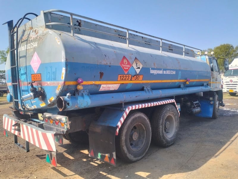 ISUZU Rocky FVM 195 บรรจุน้ำ 16,000 ลิตร ระบบดูดน้ำสเปรย์น้ำสภาพพร้อมใช้