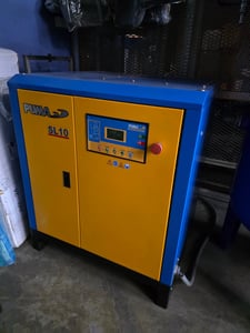 ชุดปั๊มลมสกรู PUMA รุ่น SL10 สภาพพร้อมใช้งาน 100% 