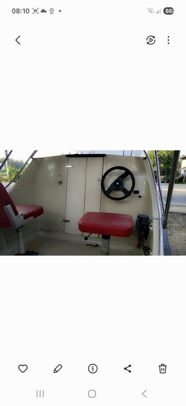 ขายเรือมีเคบิน 15 ฟุตเรือตกปลา